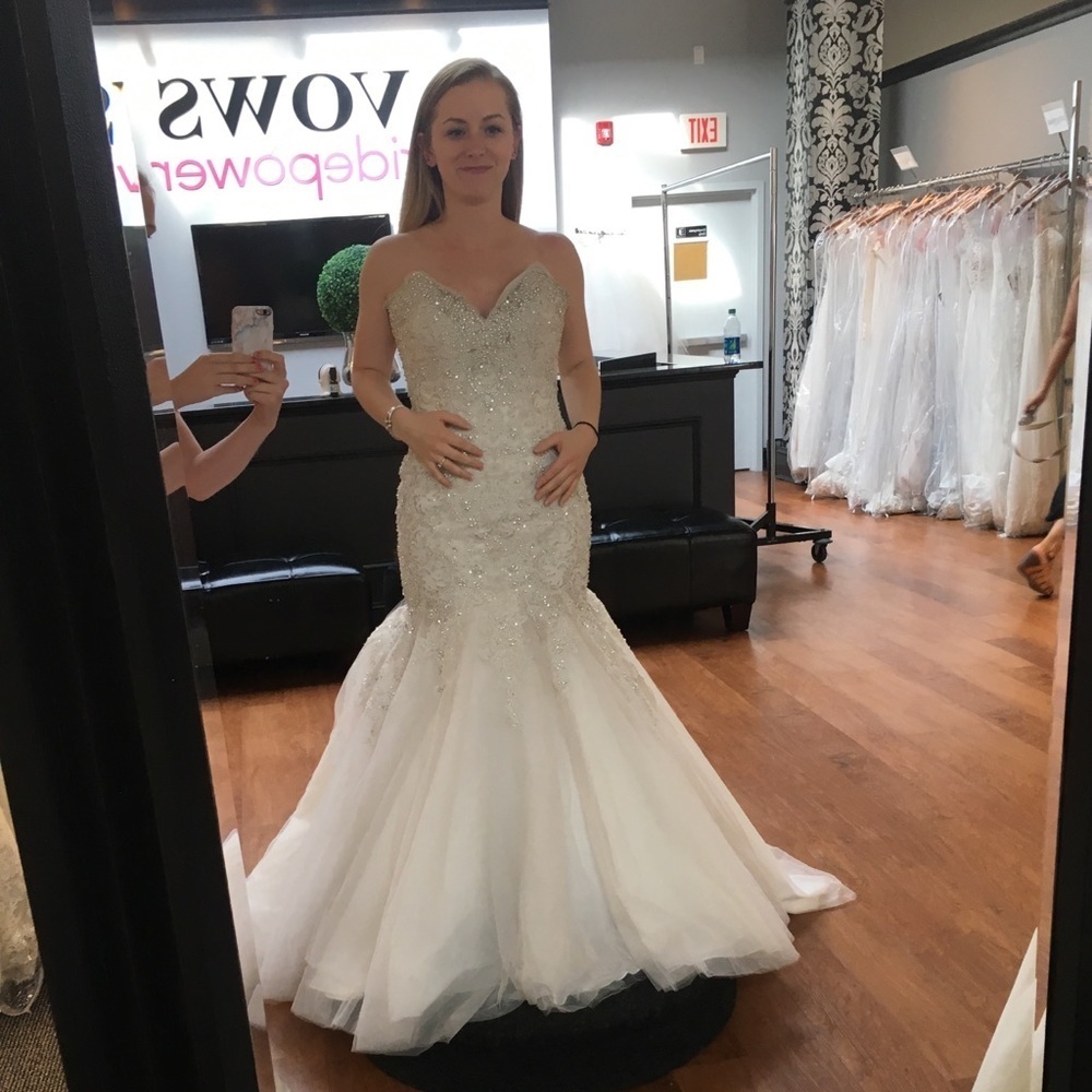 Liv Harris wedding gown